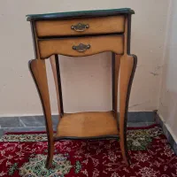 میز تلفن و دکوری چوبی