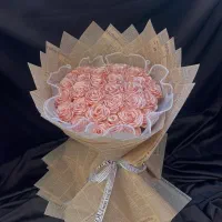 دسته گل های رز روبانی، گل های ماندگار|گل مصنوعی|پردیس, فاز ۱|دیوار