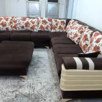 مبل راحتی ۷ نفر|مبلمان خانگی و میز عسلی|دوگنبدان, |دیوار