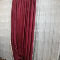 دو عدد والن پرده گرم بالا|پرده، رانر، رومیزی|تاکستان, |دیوار