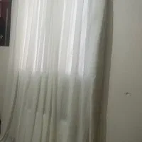 پرده حریر سفید|پرده، رانر، رومیزی|تهران, منیریه|دیوار