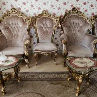 مبل سلطنتی ۹ نفری درحد نو|مبلمان خانگی و میز عسلی|سهند, |دیوار