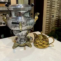 سماور 3تیکه 8 لیتری تابا|سماور، چایساز، قهوهساز|گنبد کاووس, |دیوار