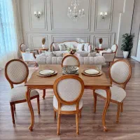 مبل سه گل فرانسوی با پارچه پتینه ضدلک/خرید اقساطی/|مبلمان خانگی و میز عسلی|اردبیل, |دیوار