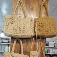 کیف دستباف با نخ رافیا