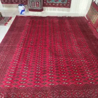 فرش دست بافت پشمی ترکمنی
