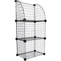 قفسه کتاب سه طبقه