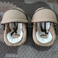 کریر  و لباس و قنداق فرنگی مناسب دوقلو