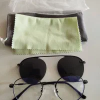 عینک طبی همراه فریم آفتابی نو و سالم|زیورآلات و اکسسوری|تهران, مینی‌سیتی (شهرک نفت)|دیوار