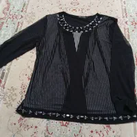 بلوز سایز بزرگ مشکی