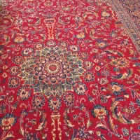 فرش دستباف ۳×۴ قدیمی گوشت دار