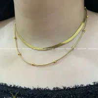 گردنبند آبکاری طلا