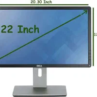 مانیتور 22 اینچ پنل ips (dell p2214)
