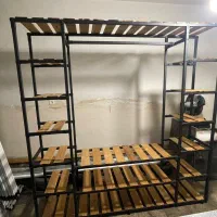 اویز لباس چوبدار و ساده باچوب ترمو