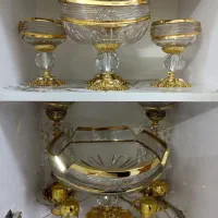 ظروف آب طلا کاری شده