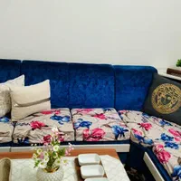 مبلمان راحتی مدل ال کاملا سالم|مبلمان خانگی و میز عسلی|تهران, امام زاده حسن|دیوار