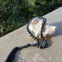 تسبیح سنگ عقیق و حدید|جواهرات|ساری, |دیوار