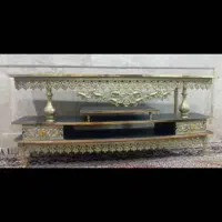 میزتلویزیون طلایی