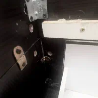تخت خواب دو نفره ۱۶۰ دارای سه کشوی بزرگ در زیر تخت|تخت و سرویس خواب|تهران, شهران شمالی|دیوار