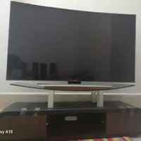 Samsung ال ای دی منحنی 4k با کنترل نوری.سه بعدی.|تلویزیون و پروژکتور|سمنان, |دیوار