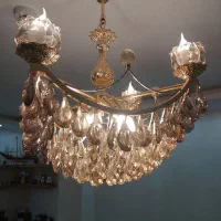 2 عدد لوستر|لوستر و چراغ آویز|شاهین‌شهر, شهرک هشت بهشت|دیوار