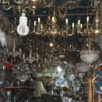 فروش خریدار لوستر آینه وشمعدان وسایل برنزی