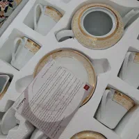 سرویس چای خوری 17 پارچه زرین