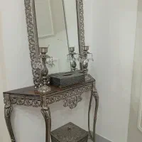 آینه و شمدان برنز