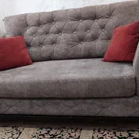 مبل راحتی کاناپه ۳ نفره ۲ نفره طوسی خاکستری زغالی|مبلمان خانگی و میز عسلی|تهران, کاج|دیوار