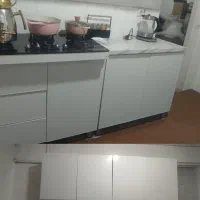 کابینت آشپزخانه فلزی، در mdf