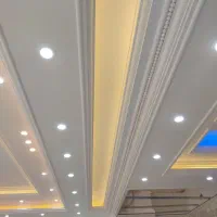 گچکاری وگچبری نورمخفی طرح کناف با گچ کاری لکه گیری|خدمات پیشه و مهارت|الشتر, |دیوار