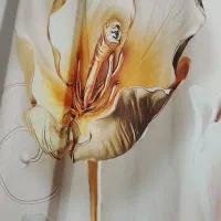 پرده پانچی طرح گل|پرده، رانر، رومیزی|قرچک, زیبا شهر|دیوار