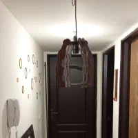 لوستر های چوبی