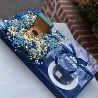 باکس کیک و گل /ارسال سریع روزانه