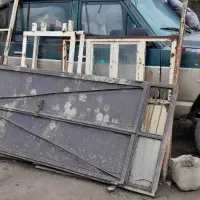 پنجره و در حیاط و در مغازه ورق سنگین