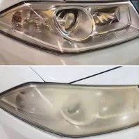 شفاف سازی ، رفع کدری و ماتی چراغ خودرو