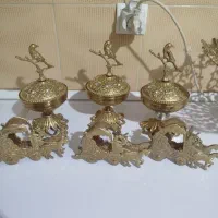 تعدادی وسایل برنزی درحد نو|ساعت دیواری و تزئینی|تبریز, |دیوار