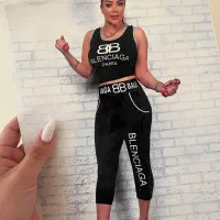 ست لباسی اسپورت ورزشی راحتی دخترانه زنانه