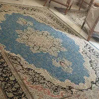 ۲عدد فرش ماشینی فرهی با تراکم بالا و نخ  ابریشم|فرش|گرمدره, |دیوار