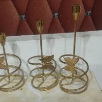 جاشمعی استیل طلایی