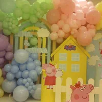 تم بادکنک تولد صورتی|خدمات پذیرایی، مراسم|قم, شهرک قدس|دیوار