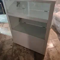 ویترین دکور ام دی اف های گلاس ترک شیشه ای لامپ دار|فروشگاه و مغازه|هشتگرد, شهرک بعثت|دیوار