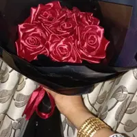 گل روبانی و پروانه ای|گل مصنوعی|دزفول, |دیوار