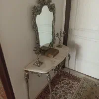 آیینه و شمعدان برنجی|آینه|شریف‌آباد, |دیوار