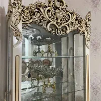 بوفه چوبی در حد نو|بوفه، ویترین، کنسول|میاندوآب, |دیوار