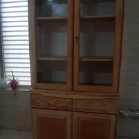 فروش کتابخانه تمام چوب|کتابخانه، شلف، قفسه‌های دیواری|زنجان, |دیوار