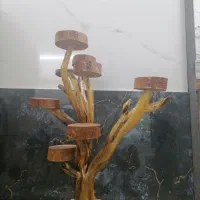 دکوری تزیبنی استند چوبی ،جاشمعی ،استند گل