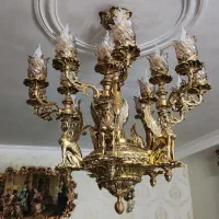 لوستر برنز لاکچری|لوستر و چراغ آویز|قم, پردیسان|دیوار