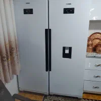 دوعدد یخچال دوقلو و میز تلویزون