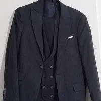 کت شلوار سه تیکه مردانه سایز46